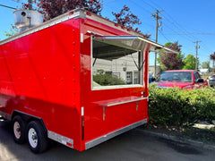 Red Trailers Combo 21 ft Burgundy & 18 ft Red