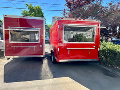 Red Trailers Combo 21 ft Burgundy & 18 ft Red