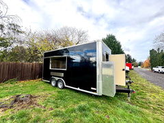 16 & 18 x 8.5 Black/White  Trailers- Inventory
