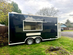 16 & 18 x 8.5 Black/White  Trailers- Inventory