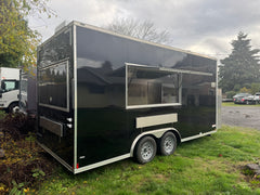 16 & 18 x 8.5 Black/White  Trailers- Inventory