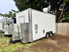 16 & 18 x 8.5 Black/White  Trailers- Inventory