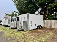 New 16x8 White Food Trailer ** FULLY EQUIPPED & CERTIFIED **