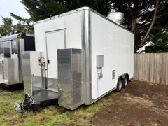 New 16x8 White Food Trailer ** FULLY EQUIPPED & CERTIFIED **