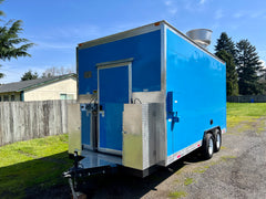 New Blue Food Trailer ** FULLY EQUIPPED & CERTIFIED **