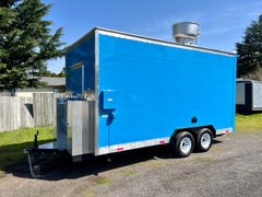 New Blue Food Trailer ** FULLY EQUIPPED & CERTIFIED **