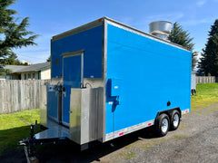 New Blue Food Trailer ** FULLY EQUIPPED & CERTIFIED **