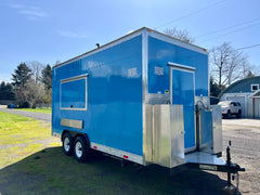 New Blue Food Trailer ** FULLY EQUIPPED & CERTIFIED **