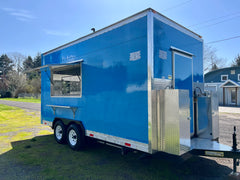 New Blue Food Trailer ** FULLY EQUIPPED & CERTIFIED **
