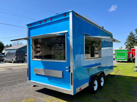 New Blue Food Trailer ** FULLY EQUIPPED & CERTIFIED **