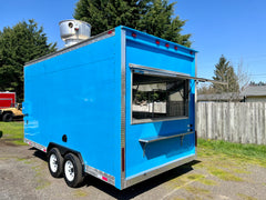 New Blue Food Trailer ** FULLY EQUIPPED & CERTIFIED **