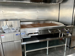 18Ftx8 Metallic Grey Food Trailer