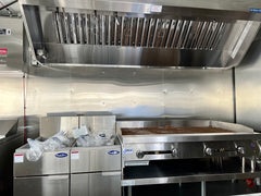 18Ftx8 Metallic Grey Food Trailer