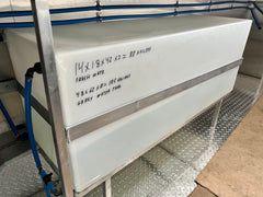 18Ftx8 Metallic Grey Food Trailer