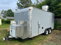 16x8 Light Grey Trailer - Semi Custom build