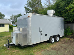 16x8 Light Grey Trailer - Semi Custom build